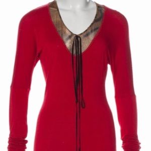 Class Roberto Cavalli Red Midi Dress Sz 6 IT40